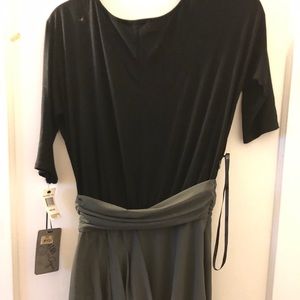 NWT Black and Olive Dress